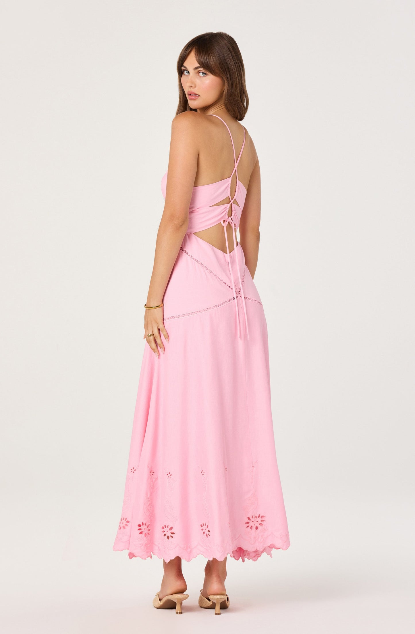 Lainey Eyelet Midi Dress