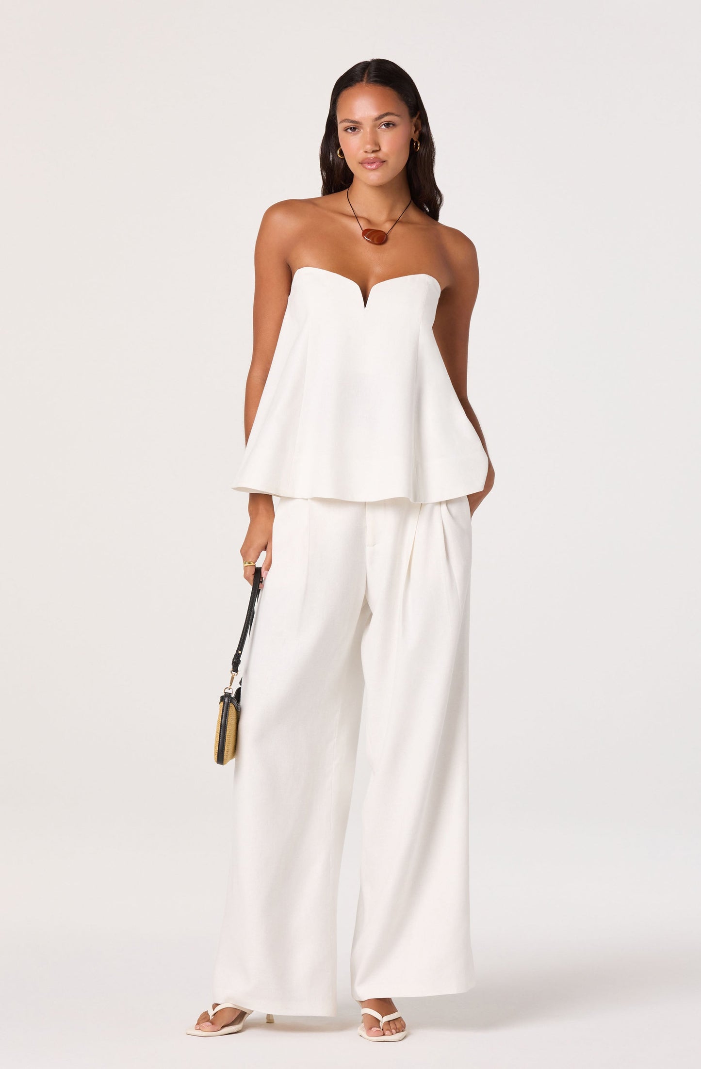 Talulla Strapless Babydoll Top