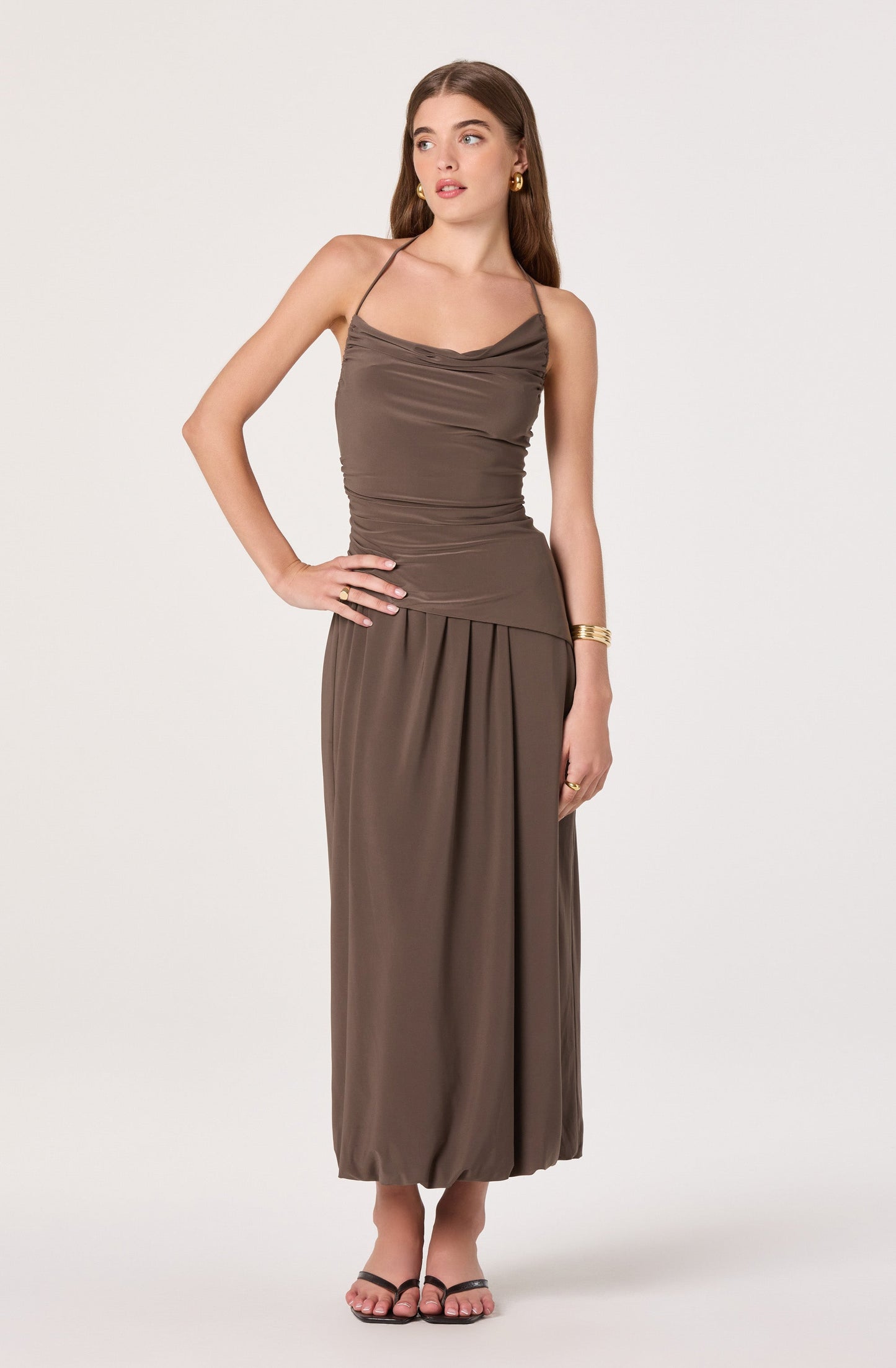 Savannah Ruched Halter Top