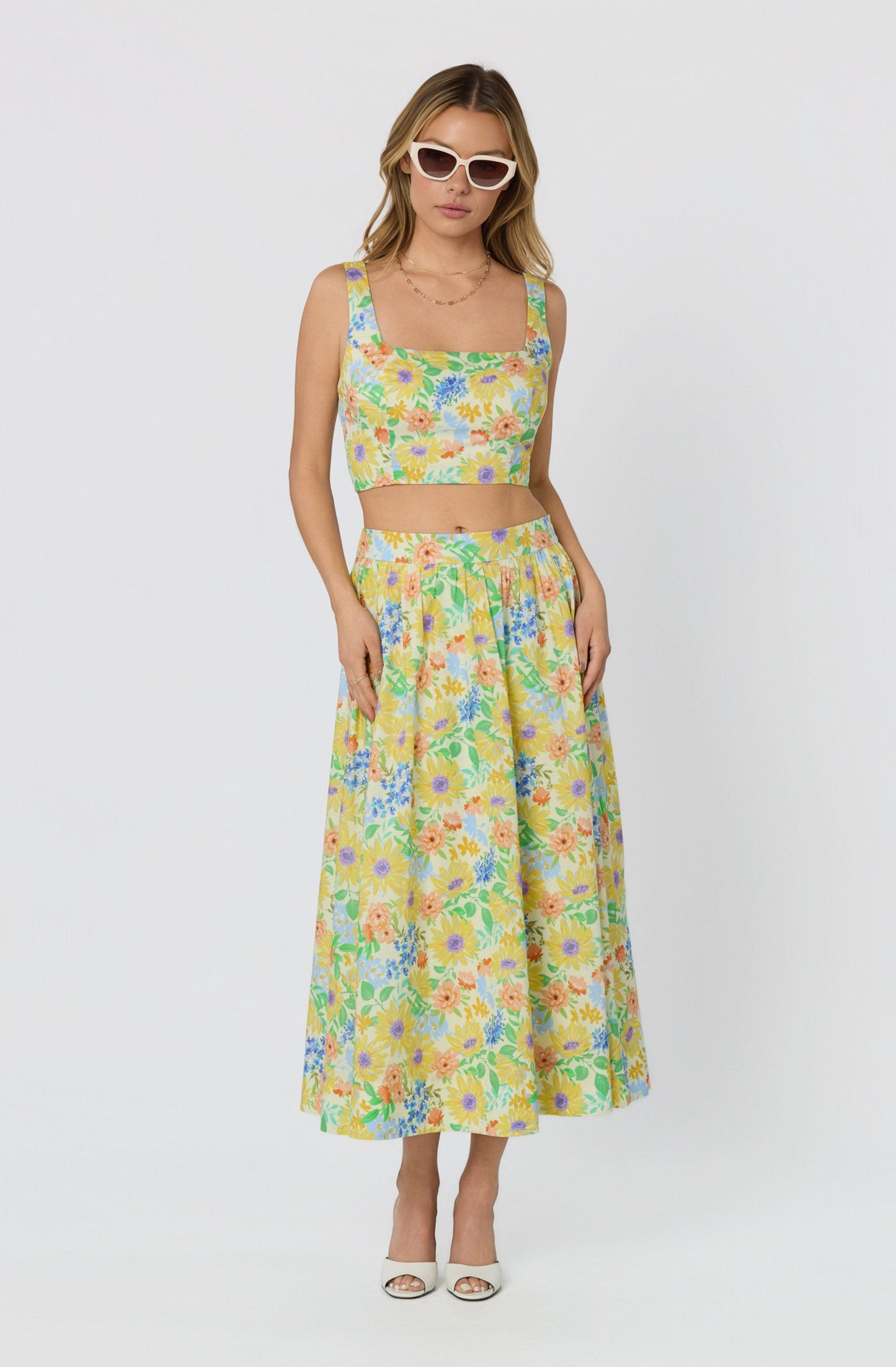 Jolie Floral Crop Top