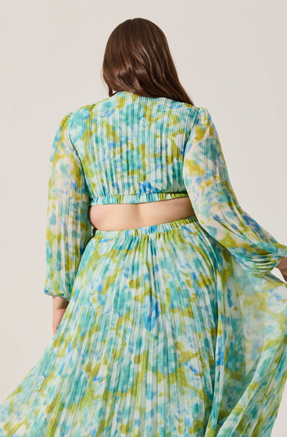 Revery Floral Long Sleeve Maxi Dress PLUS