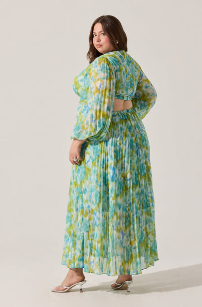 Revery Floral Long Sleeve Maxi Dress PLUS