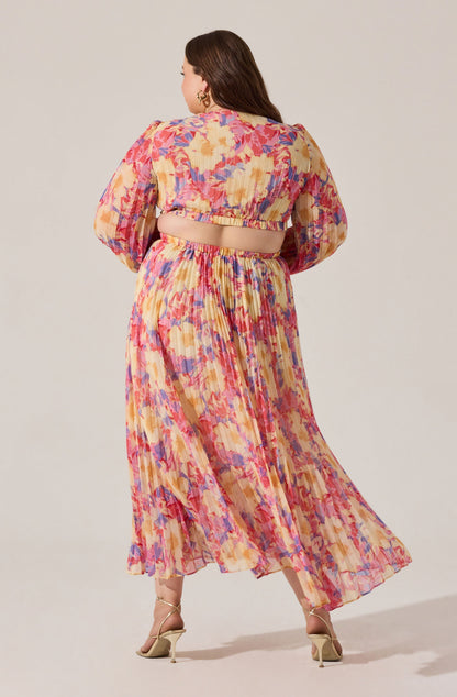 Revery Floral Long Sleeve Maxi Dress PLUS