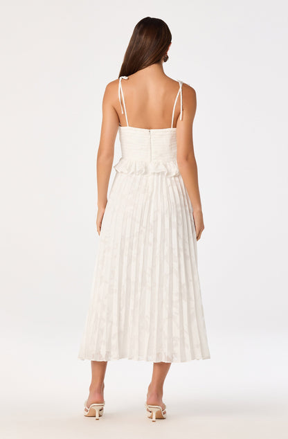 Emerys Pleated Midi Dress