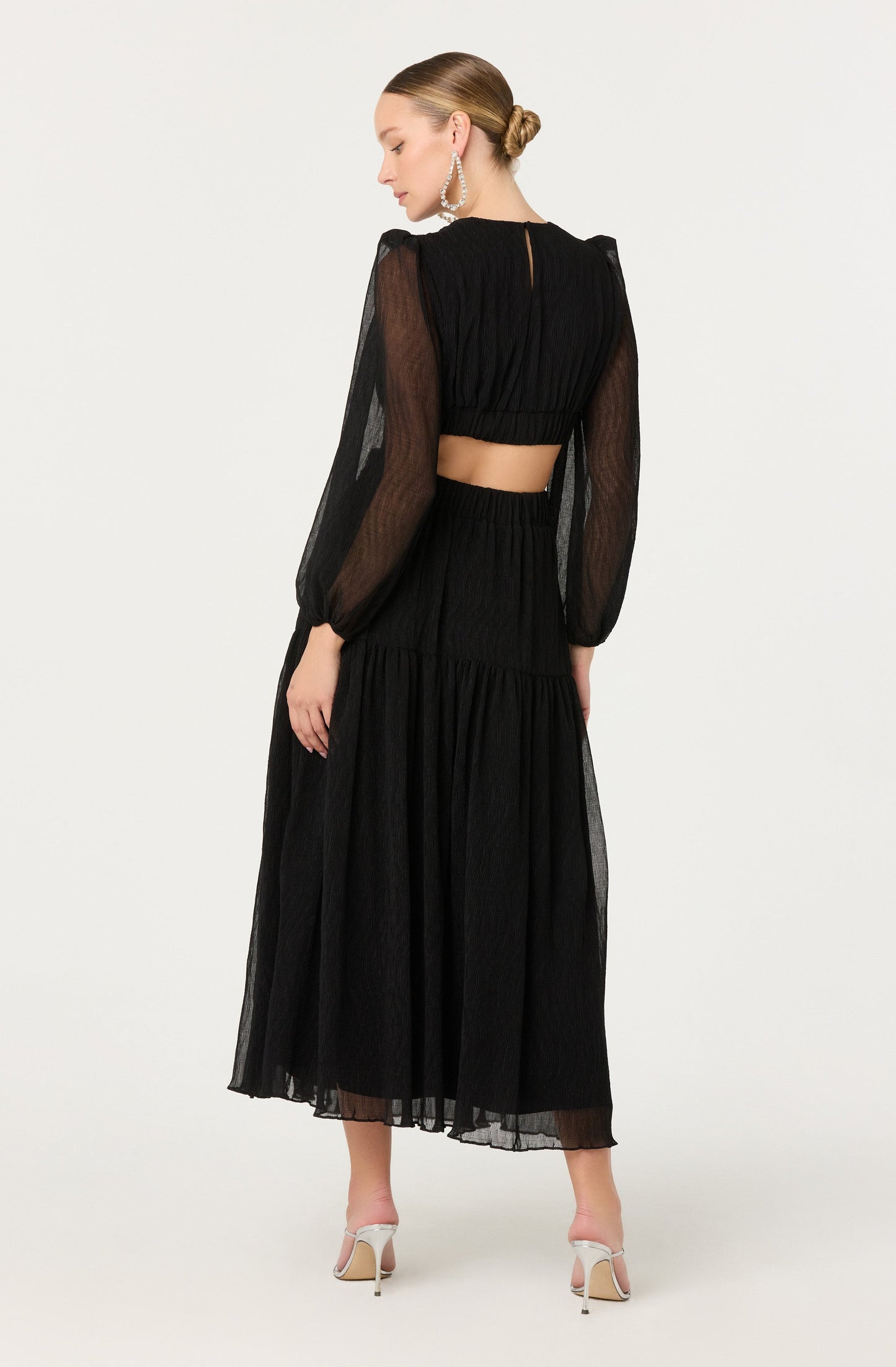 Klarissa V-Neck Cutout Maxi Dress