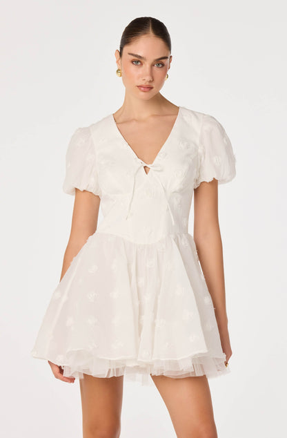 Sommer 3D Floral Mini Dress