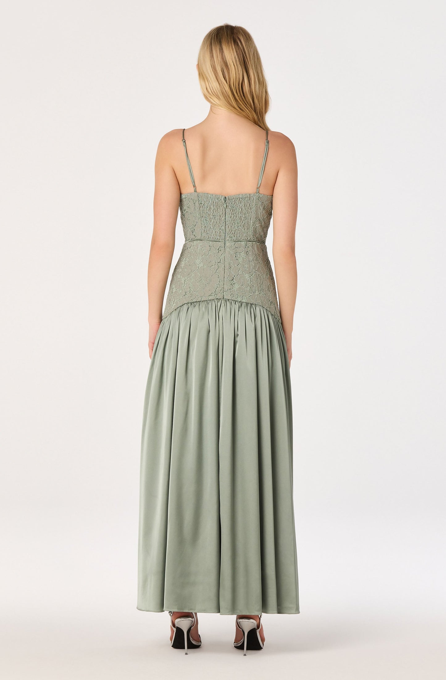 Kaylani Lace Bustier Maxi Dress