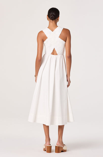 Hollie Smocked Midi Dress