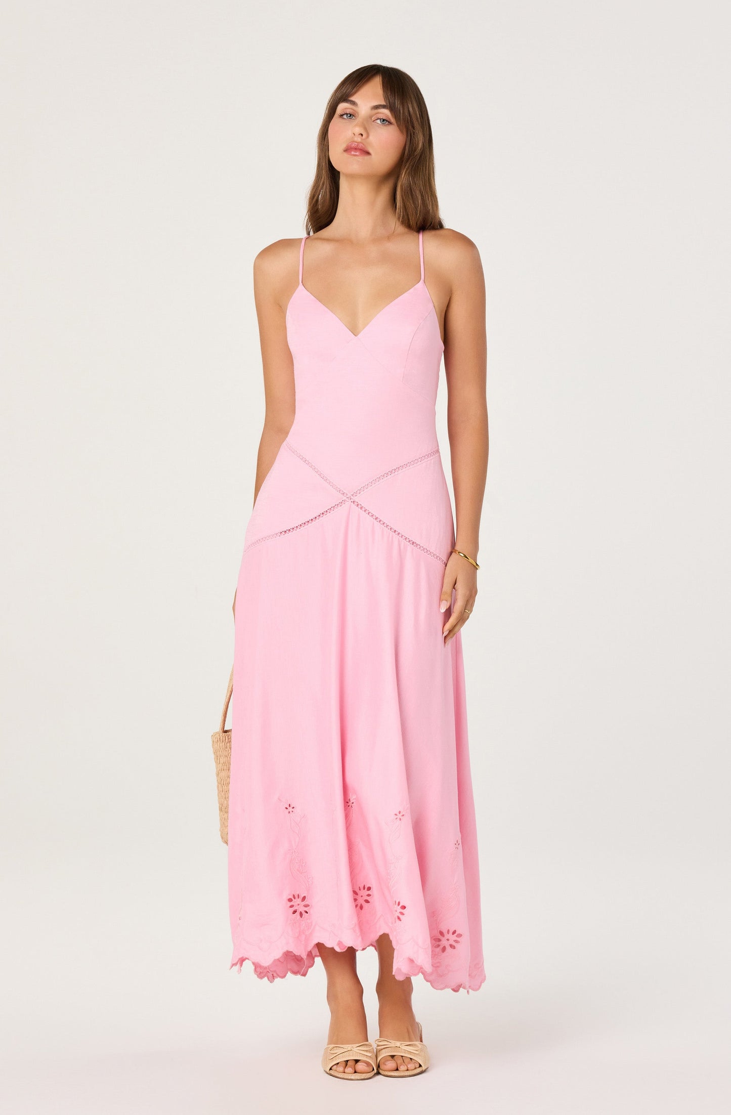 Lainey Eyelet Midi Dress