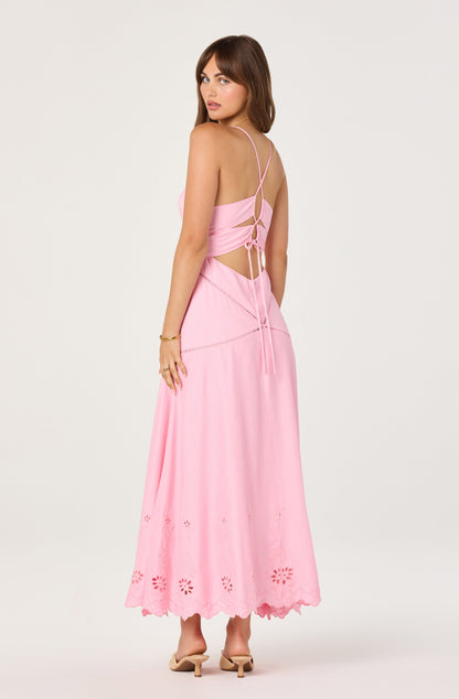 Lainey Eyelet Midi Dress