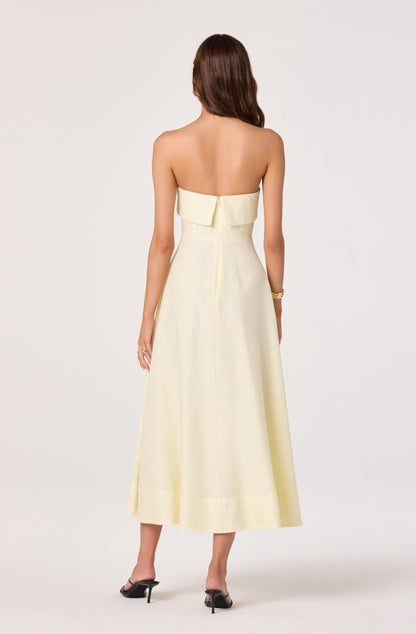 Ximena Floral Strapless Maxi Dress