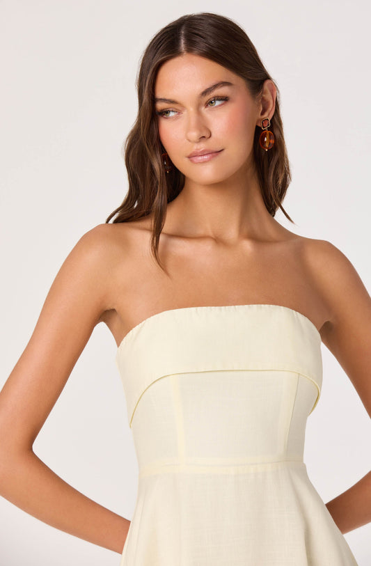Ximena Floral Strapless Maxi Dress