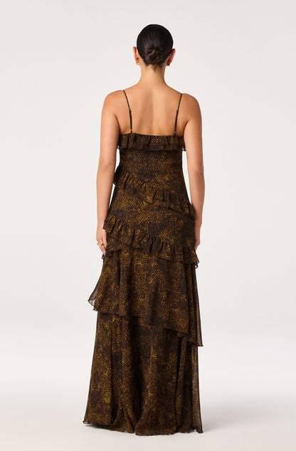 Journee Tiered Maxi Dress