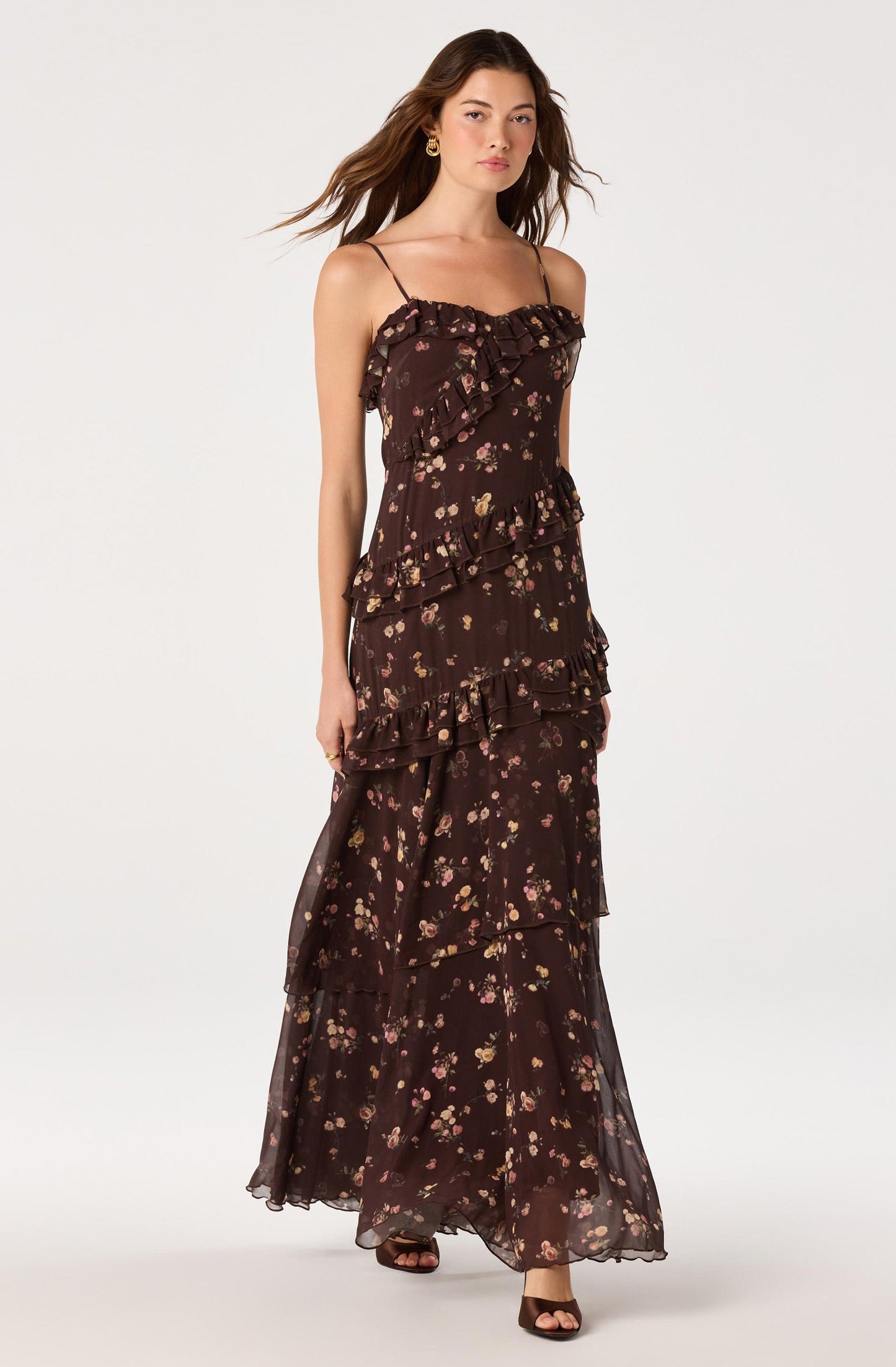 Journee Tiered Maxi Dress