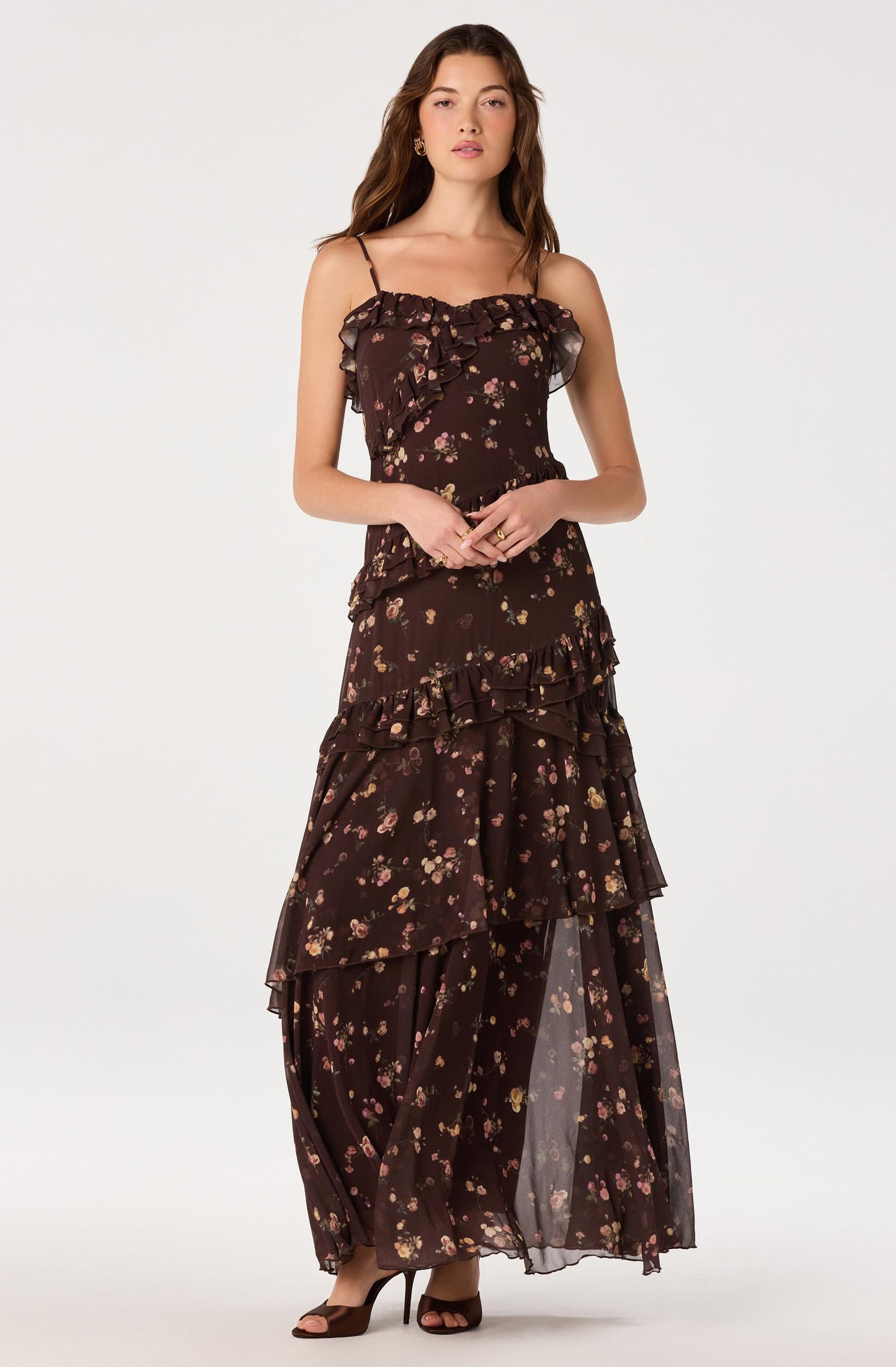 Journee Tiered Maxi Dress