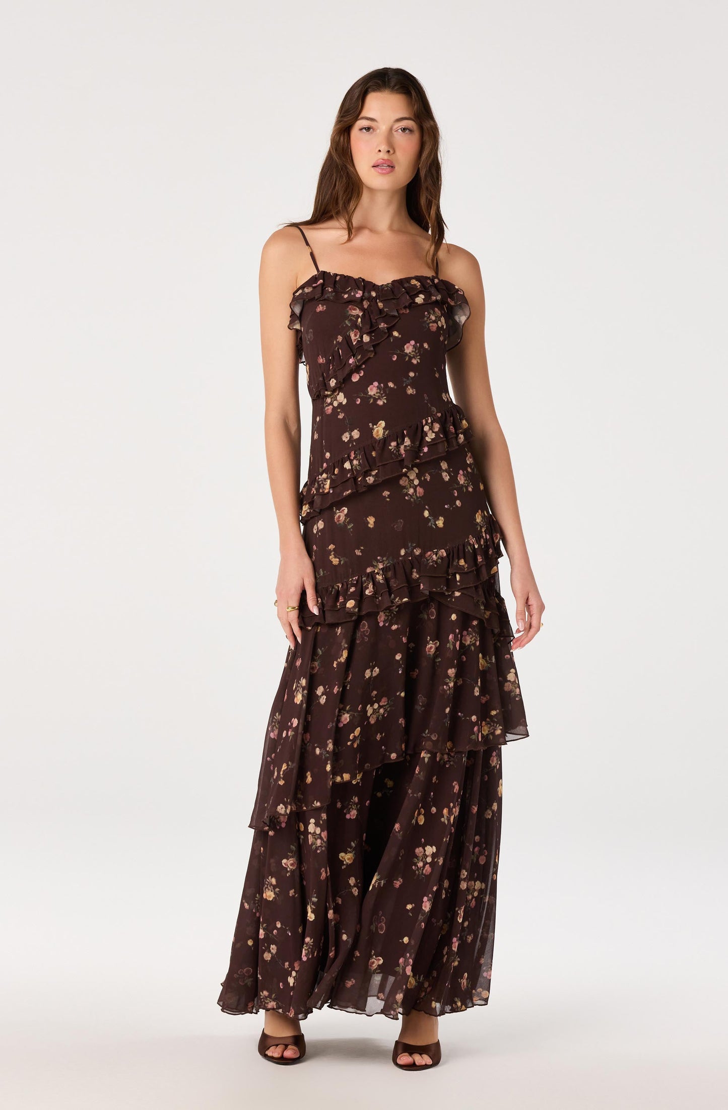Journee Tiered Maxi Dress