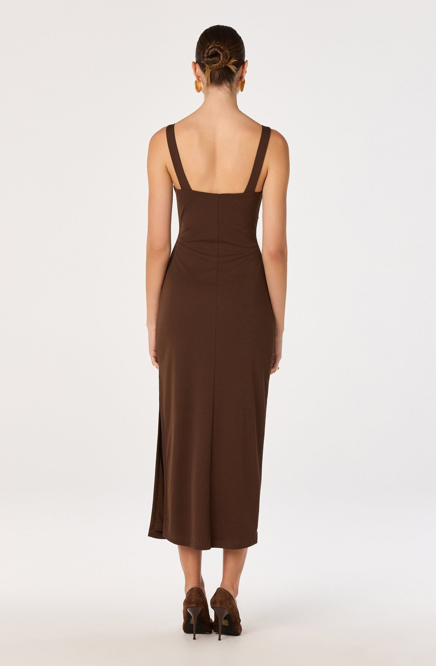 Shaylee Ribbed Knit Midi Dress