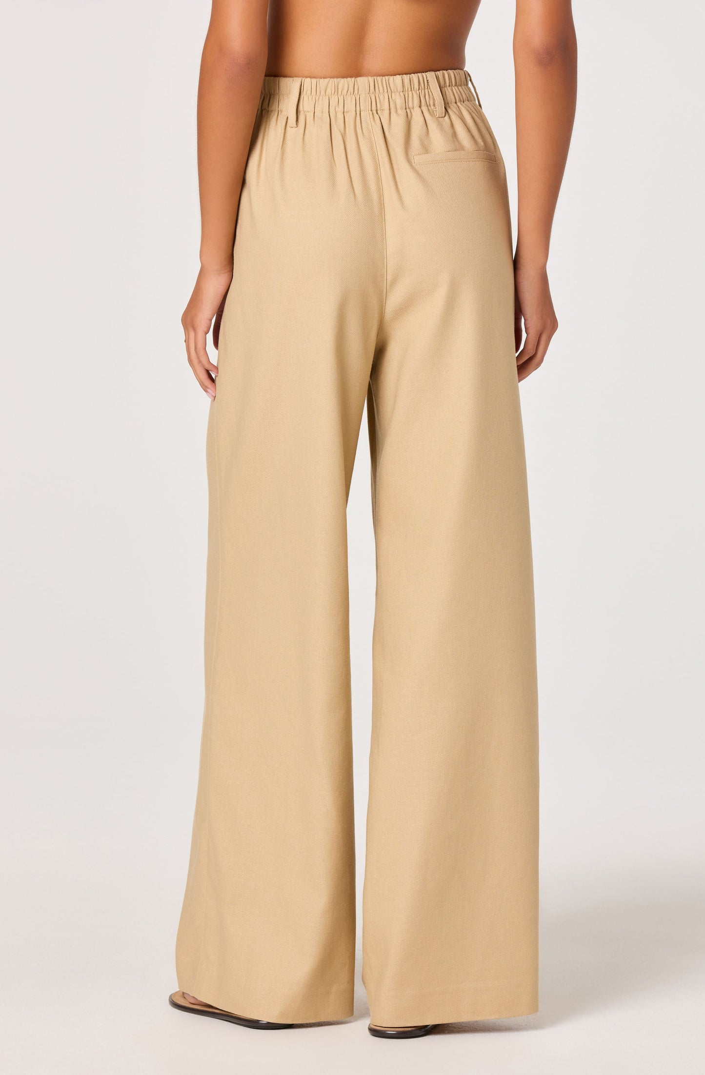 Neha Linen High-Rise Wide Leg Pants