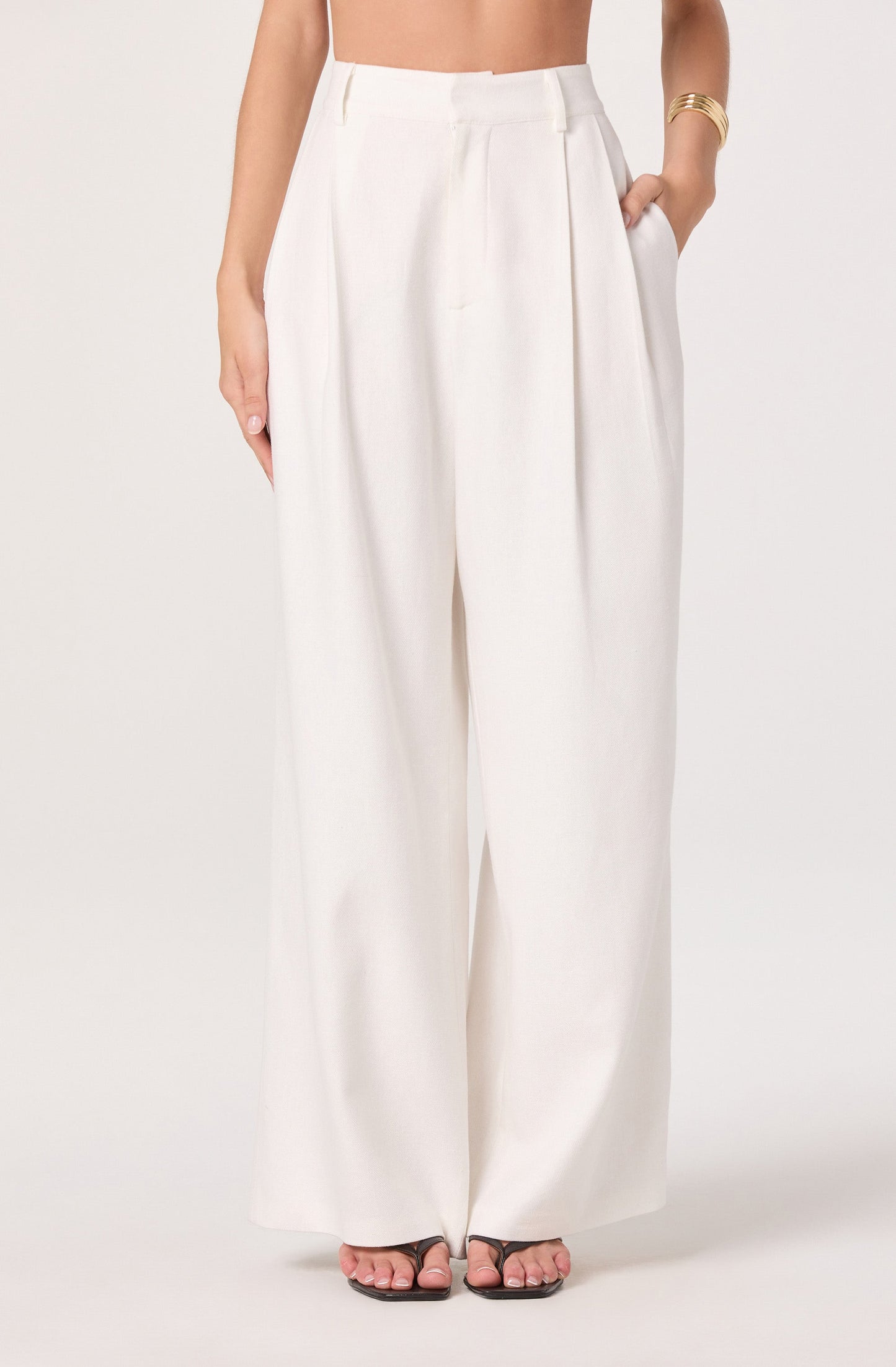 Talulla Wide-Leg Linen Pants
