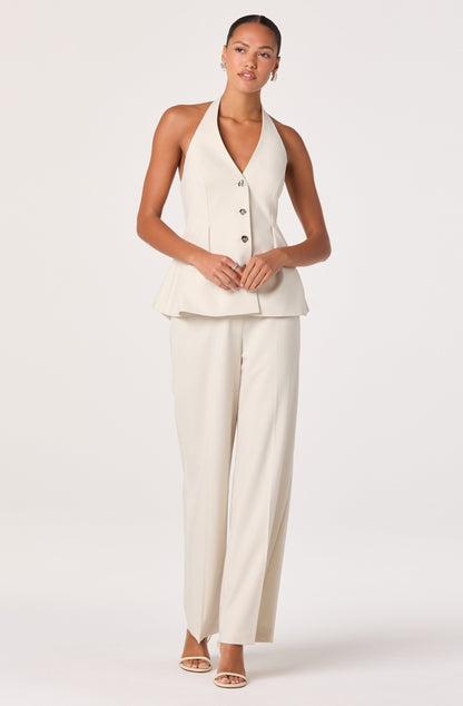 Cleone High-Rise Straight Leg Trousers