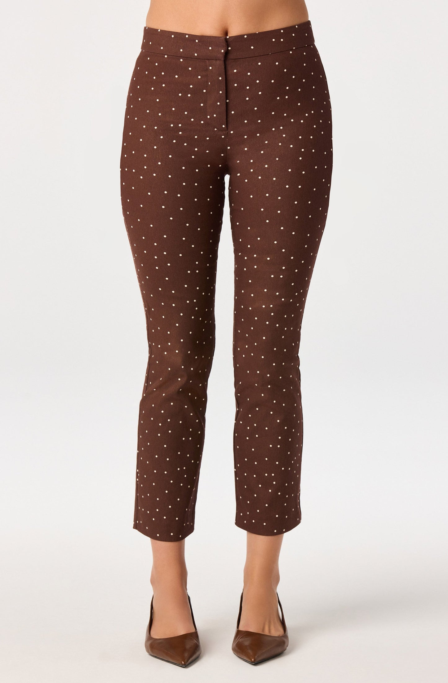 Alma Polka Dot Cropped Pants