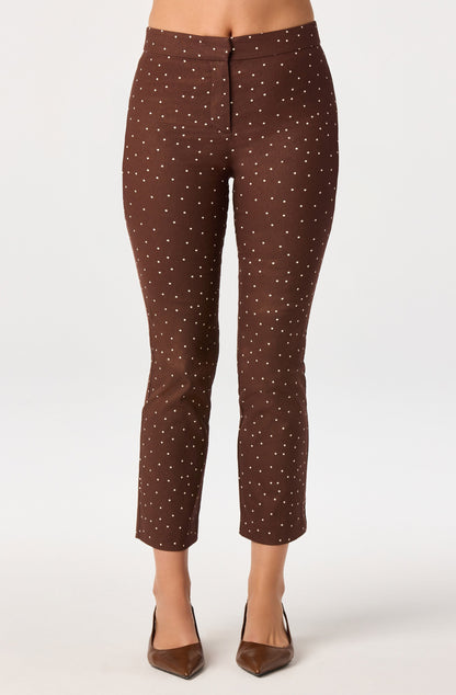 Alma Polka Dot Cropped Pants