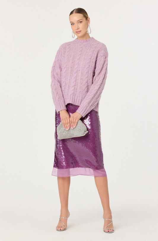Shirin Sequin Pencil Skirt