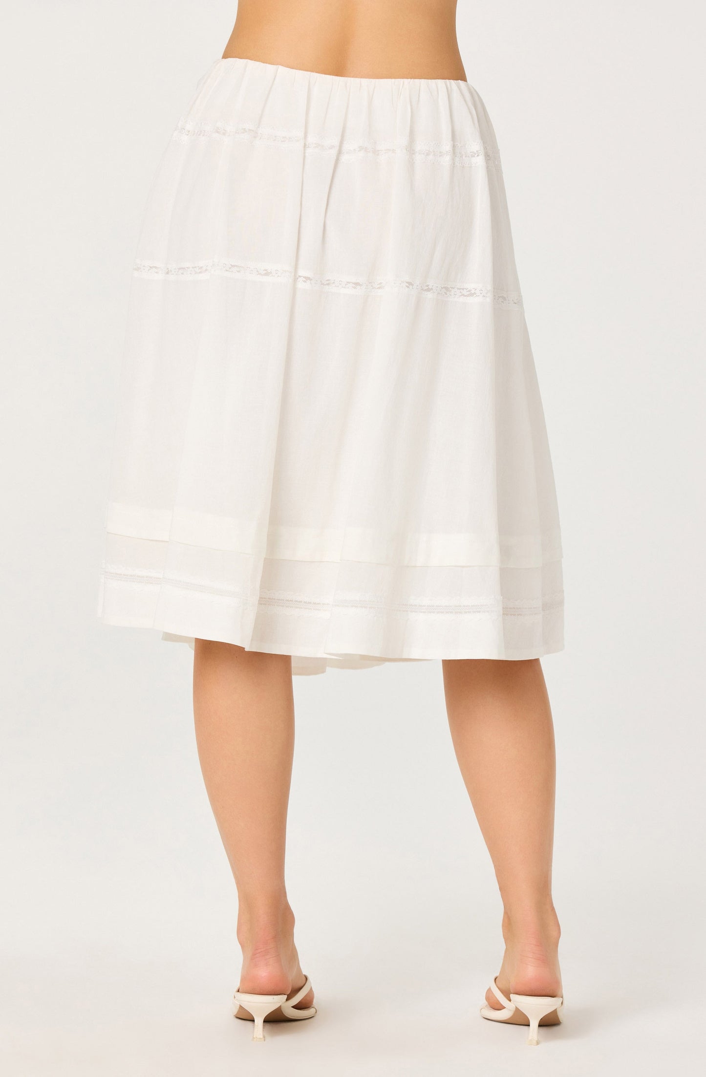Wrenlee Embroidered Midi Skirt