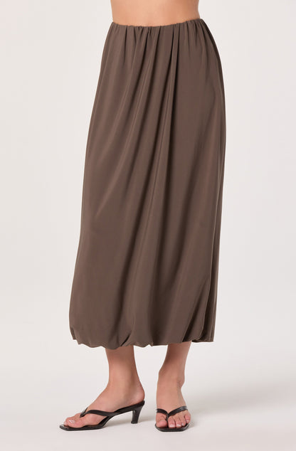 Savannah Bubble Hem Midi Skirt