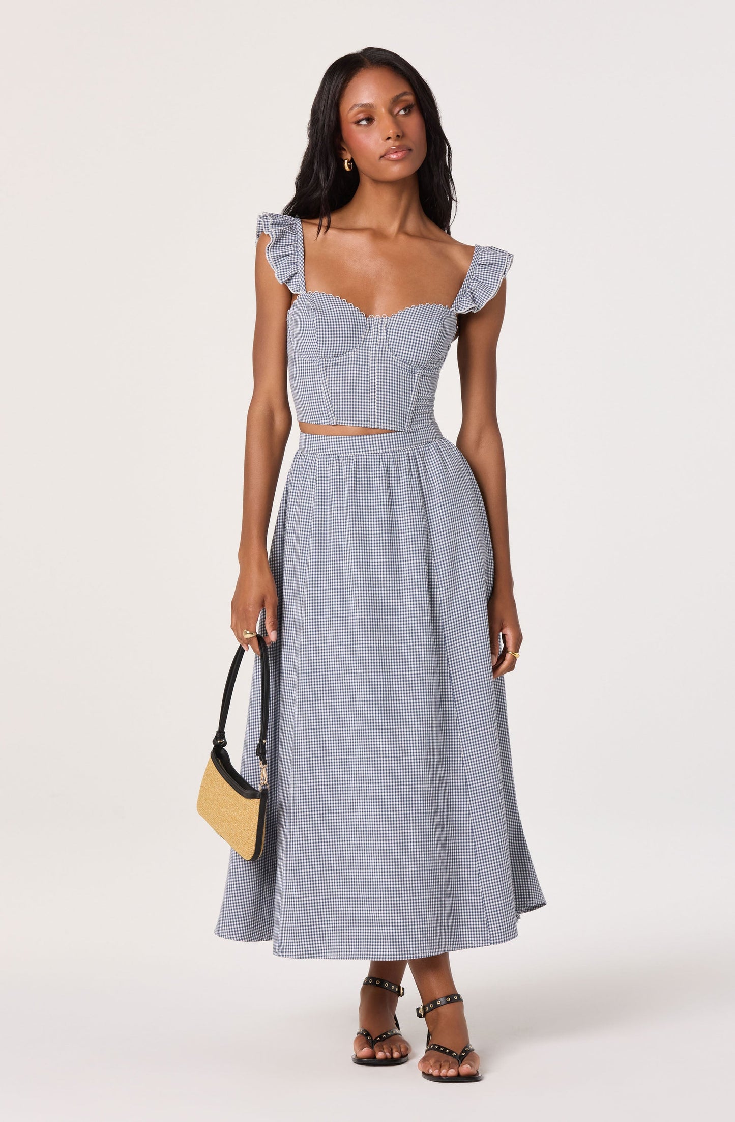 Wylda A-Line Midi Skirt