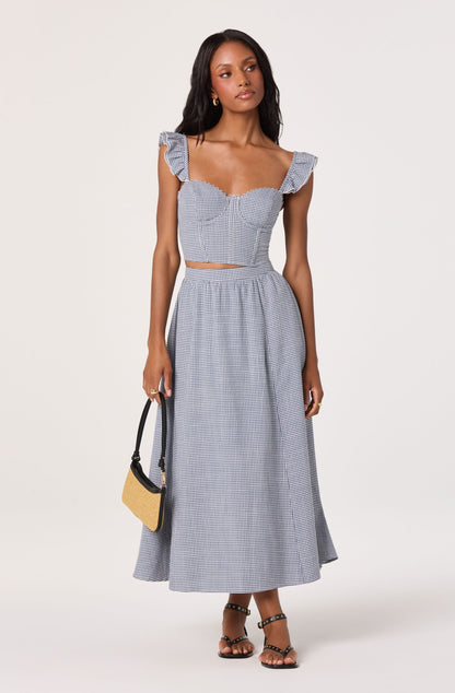 Wylda A-Line Midi Skirt