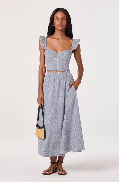 Wylda A-Line Midi Skirt