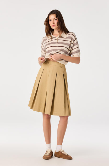 Alice Pleated Midi Skirt