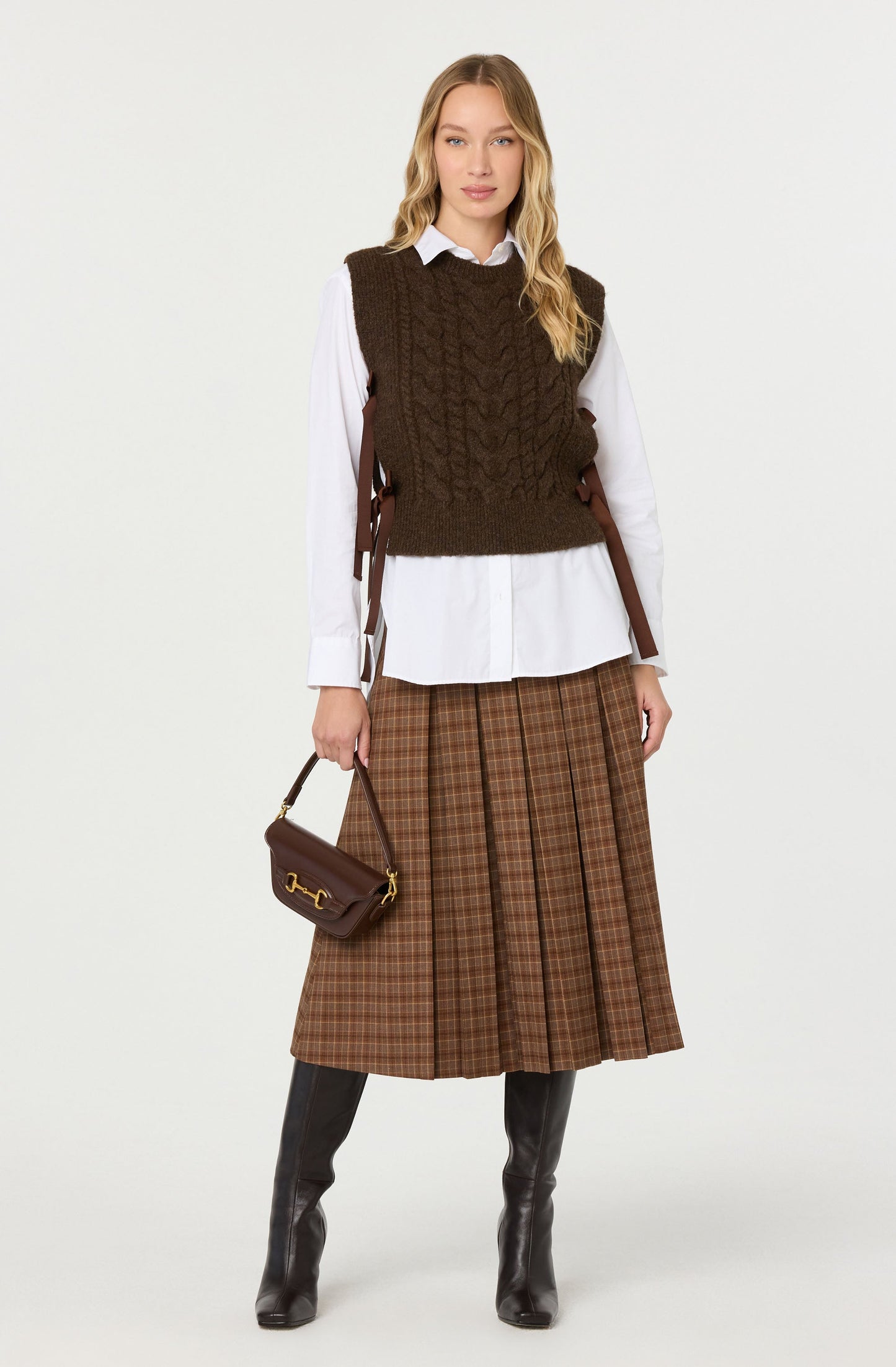 Cortney Side Tie Sweater Vest
