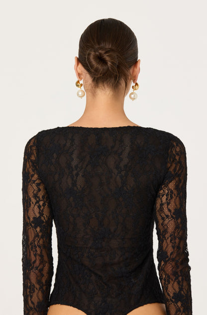 Haniya Floral Lace Bodysuit