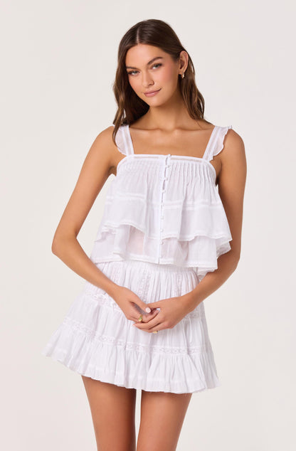 Delia Tiered Babydoll Top