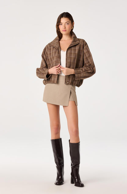 Cooper Funnel-Collar Bomber Jacket