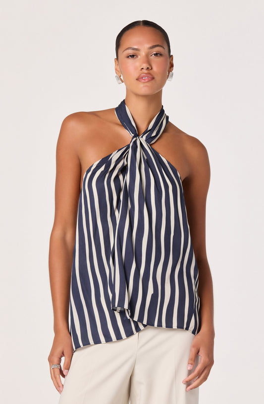 Cira Twist-Front Halter Top