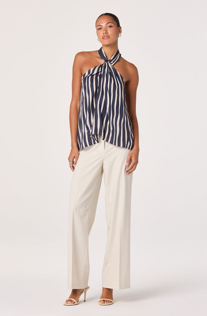 Cira Twist-Front Halter Top