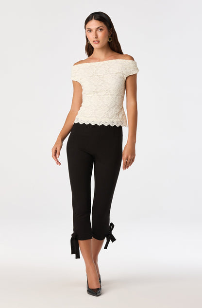 Myranda Lace Off-Shoulder Top