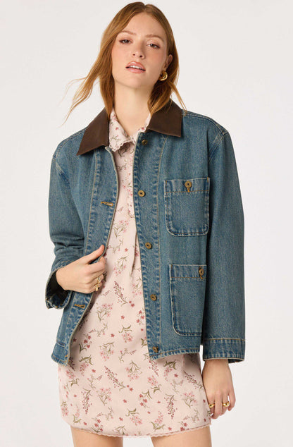 Leslie Denim Chore Jacket