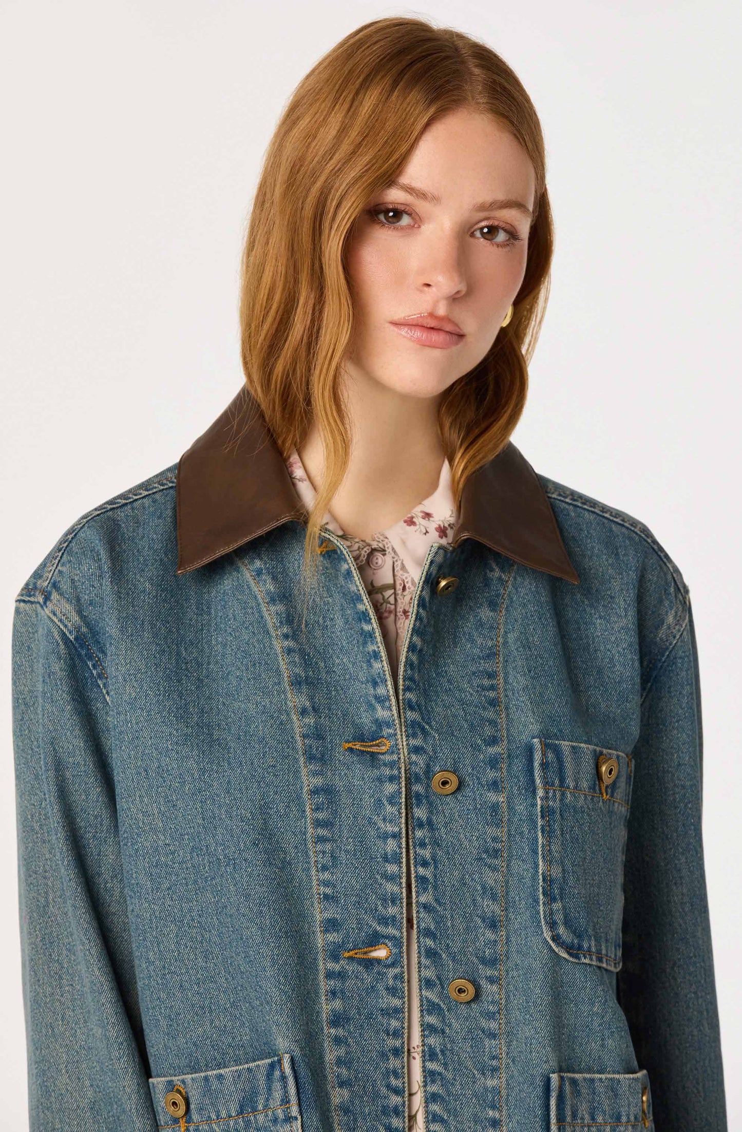 Leslie Denim Chore Jacket