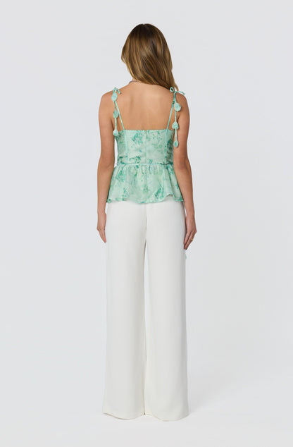 Halcyon Floral Bustier Top