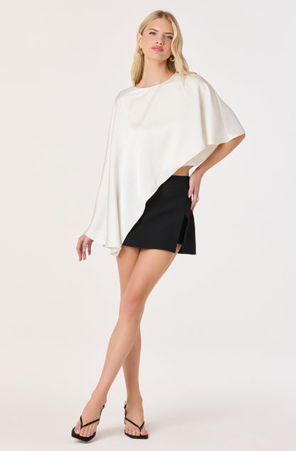 Thea Asymmetric Cape Top