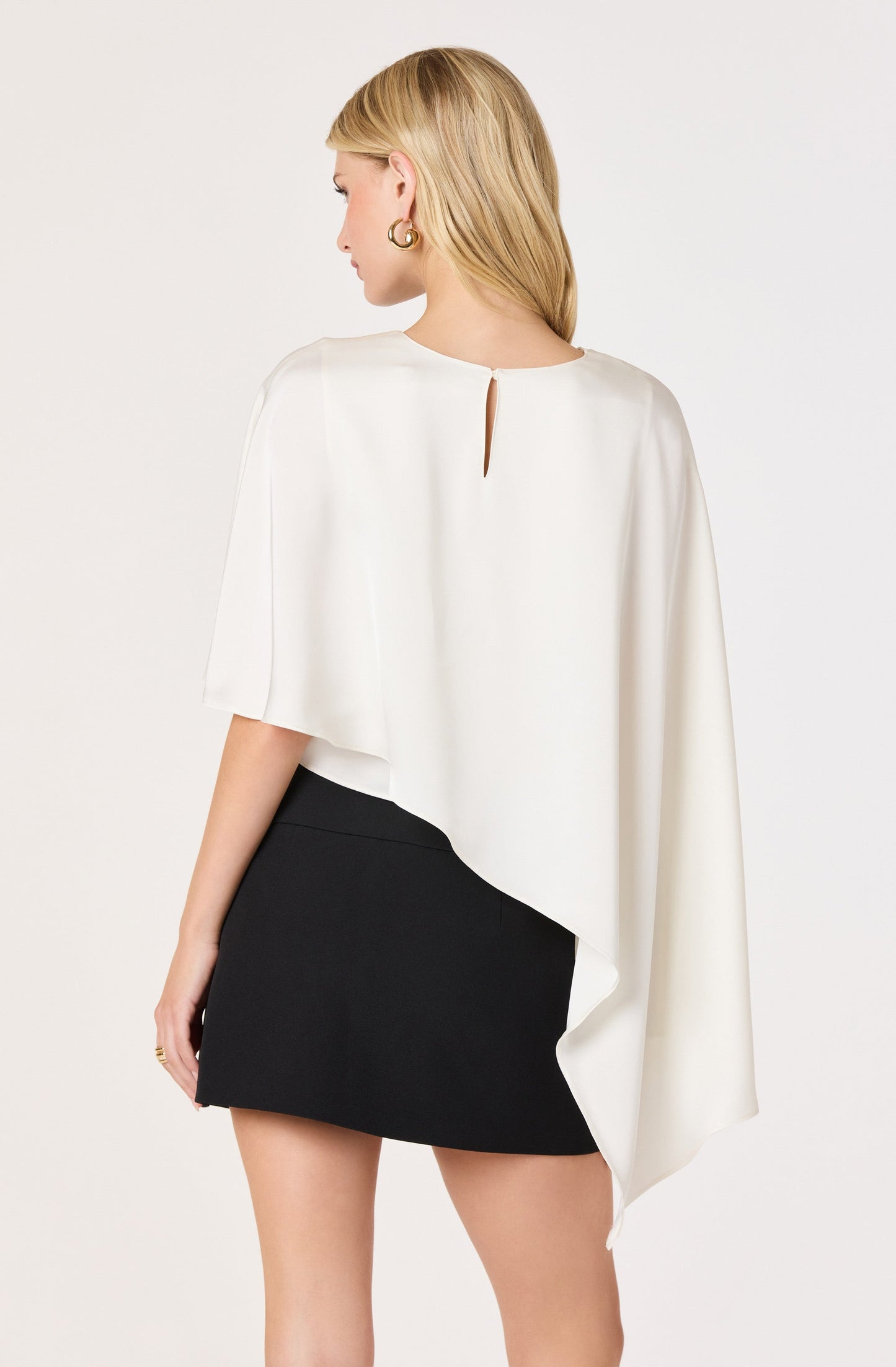 Thea Asymmetric Cape Top