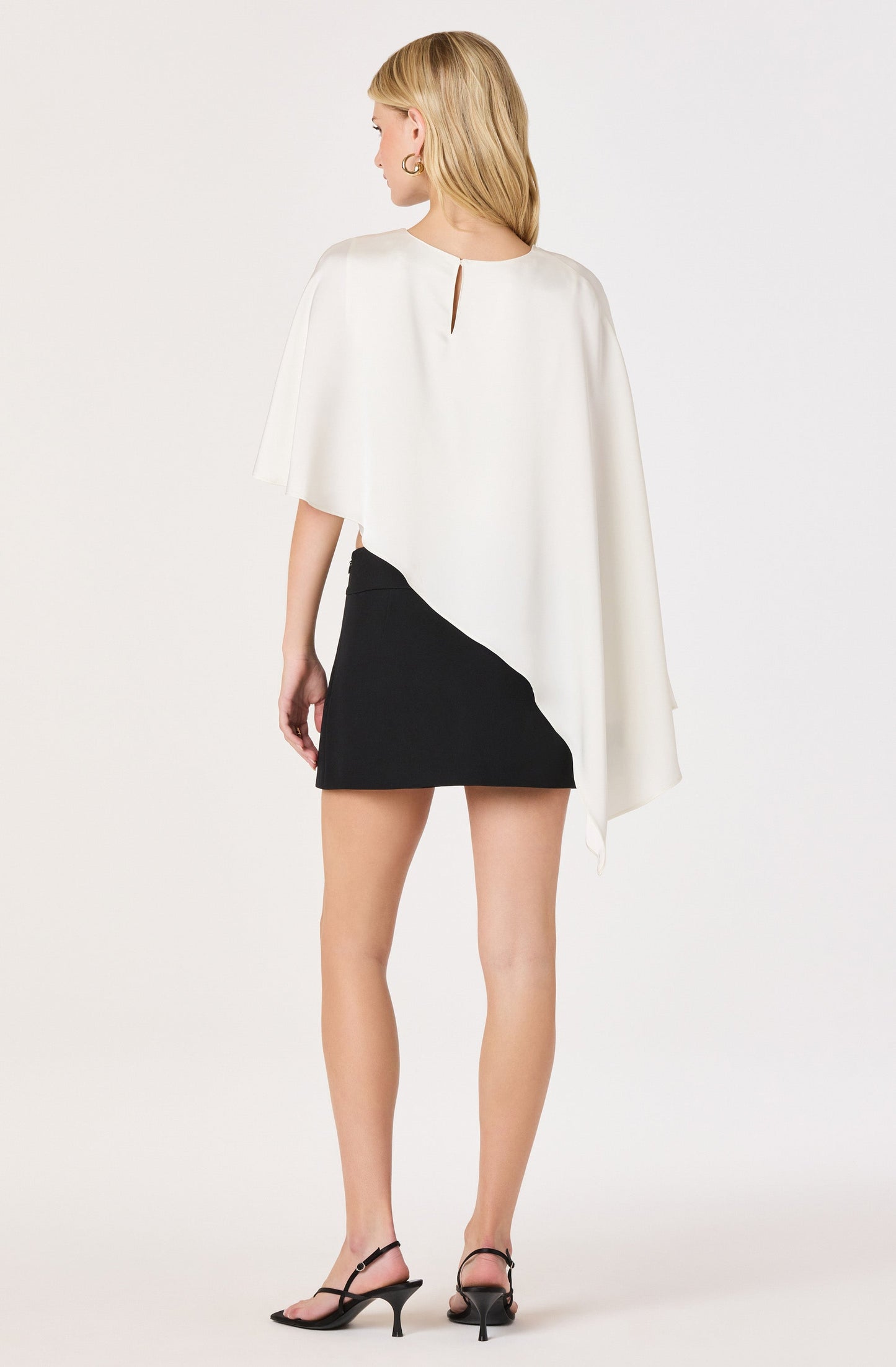 Thea Asymmetric Cape Top
