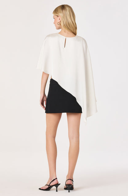 Thea Asymmetric Cape Top
