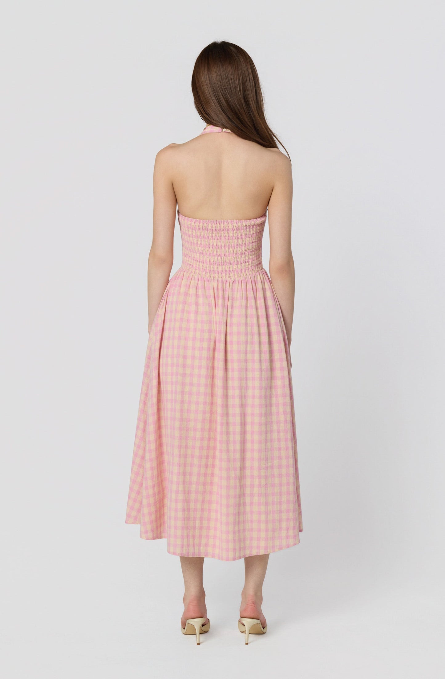 Marianna Halter Midi Dress
