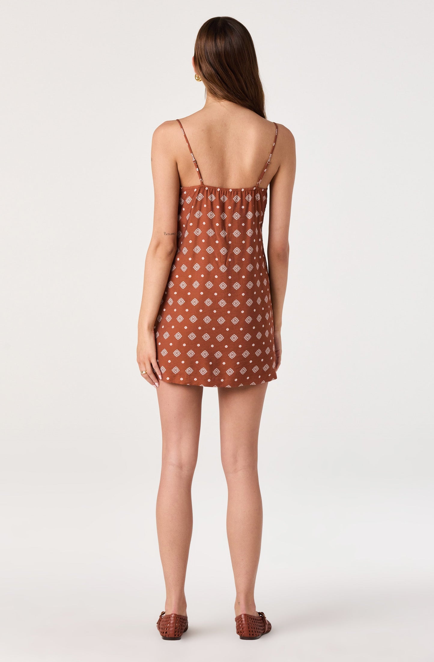 Scarlett Faux Wrap Mini Dress