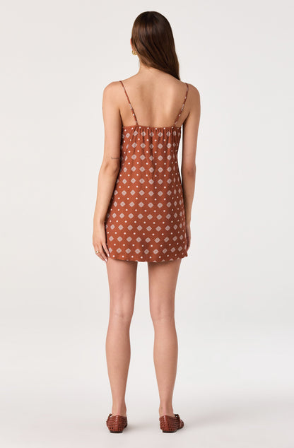 Scarlett Faux Wrap Mini Dress